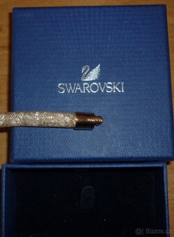 Béžový náramek s krystaly Swarovski - 5