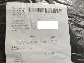 Obal na disky 205/55R16 nové nepoužité - 5