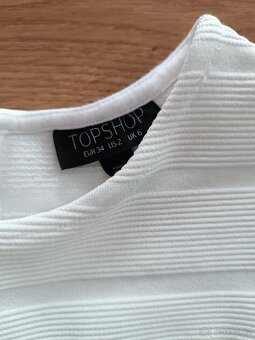 Bílé šaty Topshop - 5