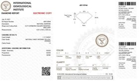Přírodní diamant 1.17 karátů certifikovaný - 5
