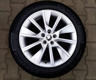 Alu kola originál Škoda Scala, Kamiq 5x100 R17 Braga - 5