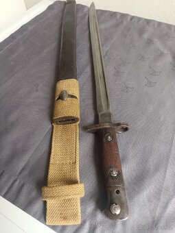 Anglický bajonet, bodák Enfield 1907 .... Závěsník - 5