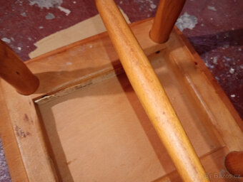 RETRO Stolička TON,vzácná - 5