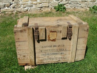 Bedna od munice - Francouz. kanon K331 ráže 105 mm - 5