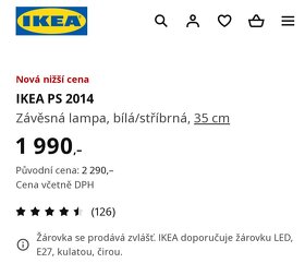 Stropní svítidlo IKEA - 5