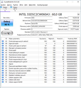 SSD SATA Intel 520 60 GB & HDD 3,5" SATA3 WD Blue 1 TB - 5