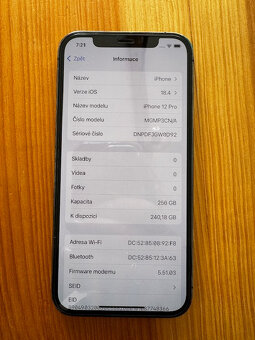 Apple iPhone 12 Pro, 256GB Graphite použité - 5