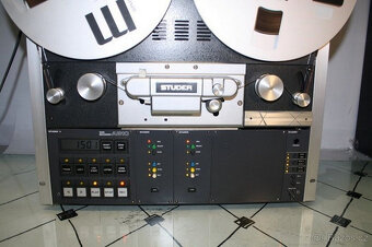 Studiový magnetofon STUDER A810 Technicky i vizuálně v dobré - 5
