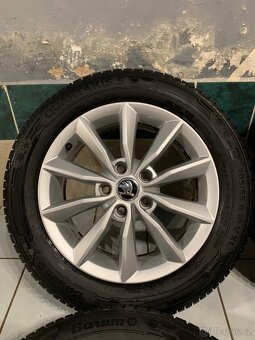 Alu kola Škoda R16 5X112 ZÁNOVNÍ CELOROČNÍ PNEU 205/55 R16 - 5