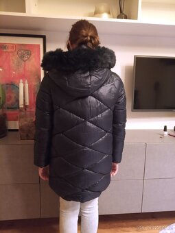 Zimní Bunda kabát PEPCO v. 134/140 – JAKO NOVÁ - 5