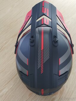 Enduro helma LS2 MX436 Pioneer EVO adventurer Matt Black Red - 5