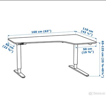 Polohovací psací stůl - 5