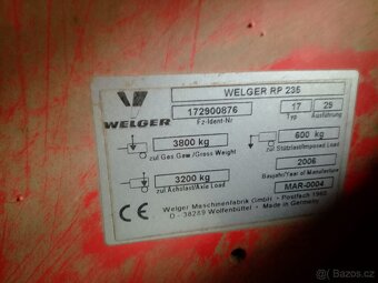 Lis na kulaté balíky Welger rp 235 - 5