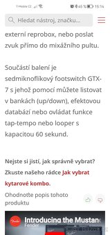 Kytarové kombo fender - 5