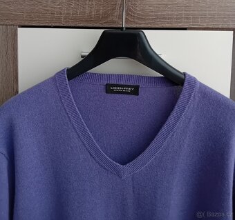 Loden-Frey luxusní svetr vel. L/XL kašmír hedvábí nový - 5