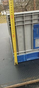 Plastové bedny 59x49x31 skládací průmyslové - 5