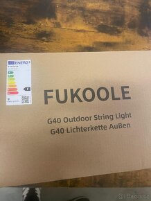 Venkovní světla napájená ze sítě, 30m G40 50 LED žárovek - 5