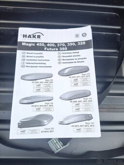 Hakr střešní box magic 370 - 5