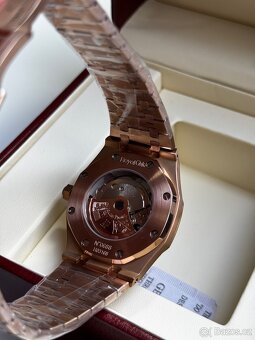 Audemars Piquet Royal Oak rose gold hodinky - 5