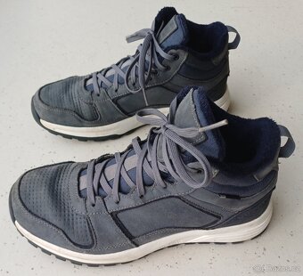 Dětské zimní turistické nepromokavé kožené boty velikost 39 - 5