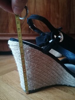 Sandály (espadrilky) na klínku vel. 40 - 5