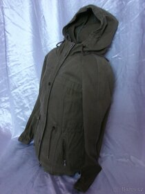 Zelená khaki parka na podzim vel.XS,zn.cropp, - 5