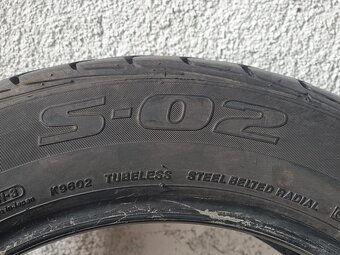 Letní Bridgestone dvourozměrné 205/55/16 + 225/50/16 - 5