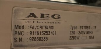 Myčka AEG Favorit - 5