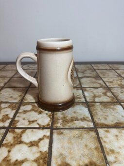 Keramický pivní korbel - 5