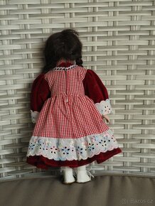 Porcelánová panenka - tmavovláska - 5