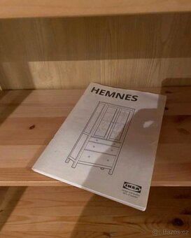 VITRÍNA IKEA HEMNES V PŘÍRODNÍM PROVEDENÍ - 5