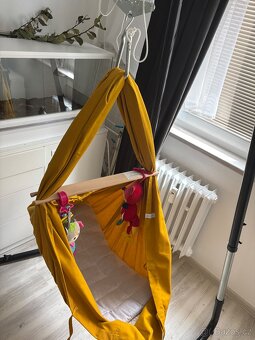 Luxusní závěsná kolébka HOJDAVAK BABY (XL) – komplet set s m - 5