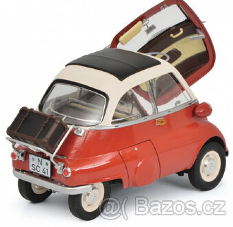 Model 1:18 BMW Isetta 1960 Red/White Schuco - 5