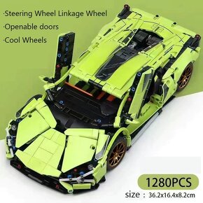 Stavebnice Lamborghini FK 937 kompatibilní s LEGO - 5