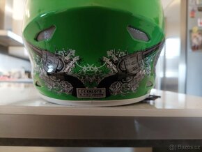 Detske cross helmy Xtreme-modra,zelena - 5