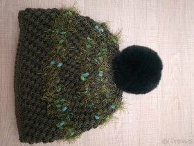 Čepice s bambulí pro děti i dospělé, více barev, 1 - 5