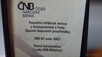 Stříbrná pamětní mince ČNB - 500kč BK 2021 - 5