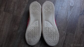 Tmavorůžové kožené baleríny CONVERSE v.39 - 5