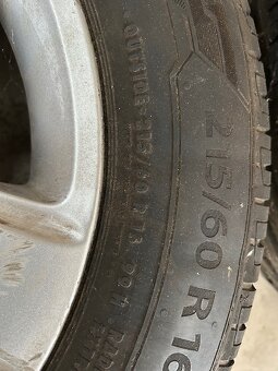 Hliníková kola Peugeot 3008 letnií gumy 215 60 r16 99H 7Jx16 - 5