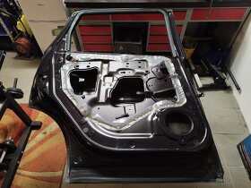 dveře levé zadní NISSAN QASHQAI 1 a LIFT 11R +2 černé - 5