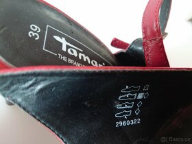 kožené dámské boty zn. Tamaris, vel. 39 - 5