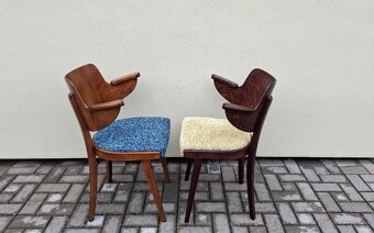 Retro designová křesílka TON po renovaci - 5