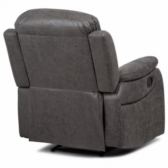 Hnědé a šedé polohovací křeslo TV-4086 - 5