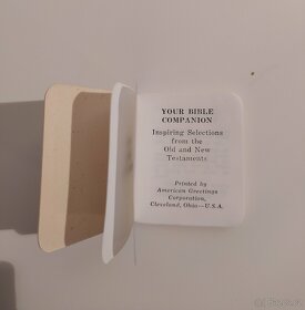 Miniaturní stará kniha "YOUR BIBLE COMPANION" - 5