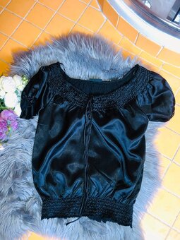 cerna# spolecenska# halenka# tunika #satenova #business - 5