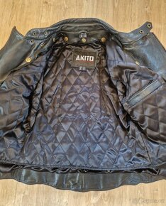 Nová kožená motorkářská dámská bunda vel. 38 - 5