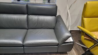 Sedačka kožená polohovací - 5
