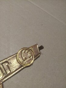Mosazný nápis Škoda 1000MB de luxe - 5