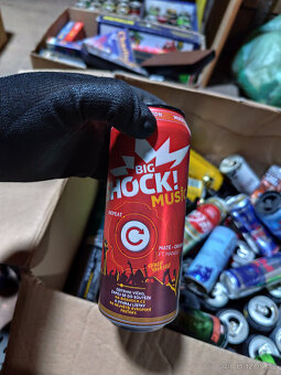 Plechovky od Energy Drinků Big Shock - 3 - 5