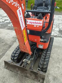 Bagr pásový minibagr Kubota K008 - 5